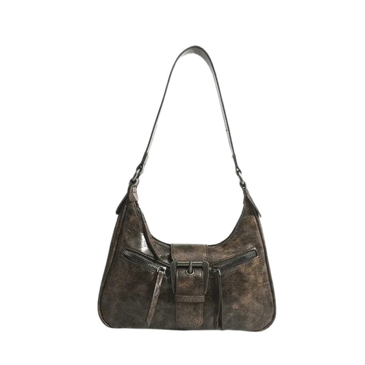 Retro Belt Design PU Leather Bag